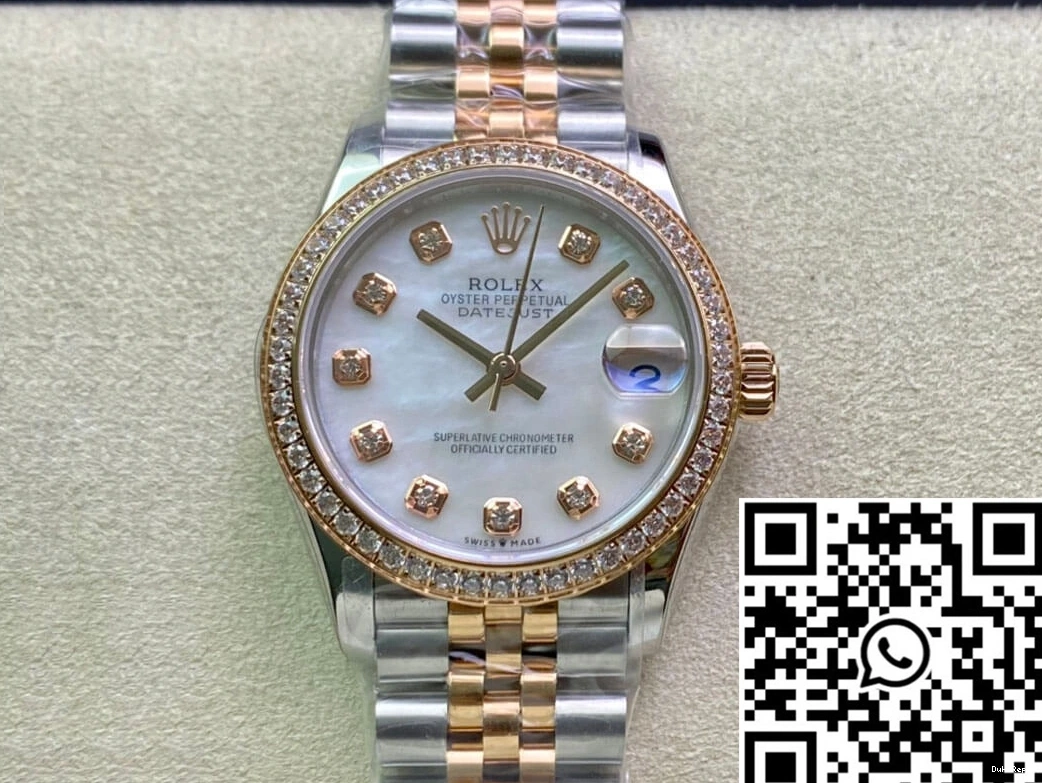 Factory EW Dial M278381RBR-0026 Rolex 31MM Datejust Diamond 0215